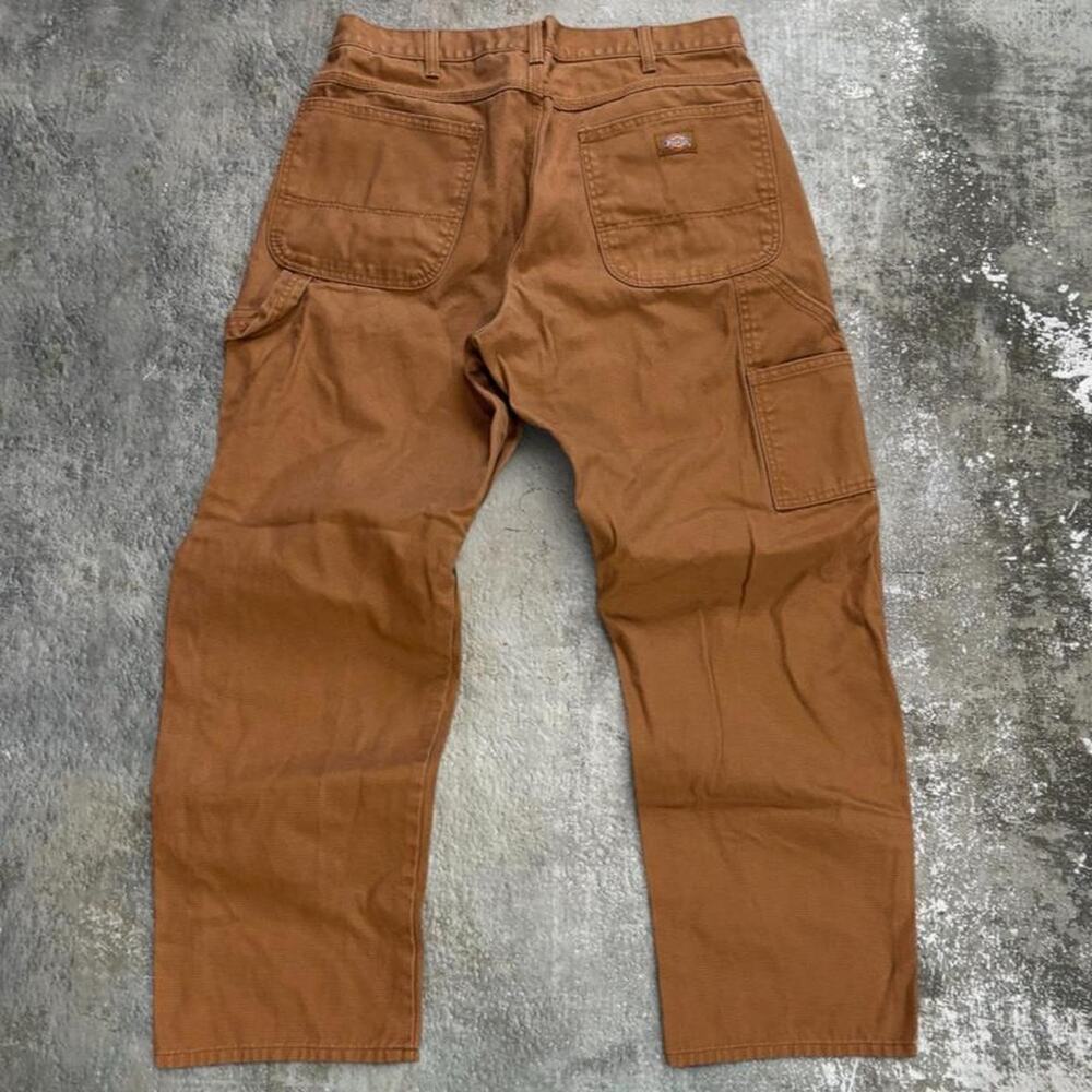 Classic Brown Dickies Carpenter Pants Size 34 x 30
